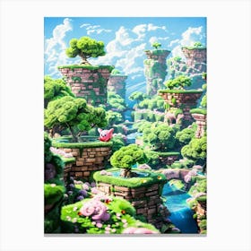 Kirby World Canvas Print