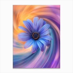 Abstract Flower Photo Canvas Print