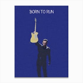 Born To Run Bruce Springsteen Canvas Print