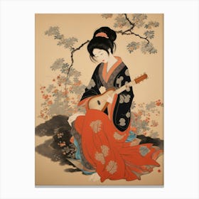 Ukiyo Beauty Japanese Style 2 Canvas Print