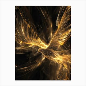 Golden Phoenix Canvas Print
