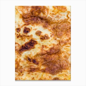 Close Up Of A Fried Bread Canvas Print