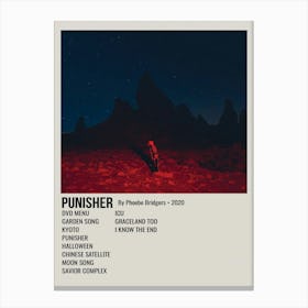 Punisher By Phoebe Bridgers • 2020 Poster Canvas Print