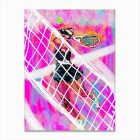 Tennis Player Canvas Print