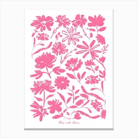 Pink Flower Canvas Print