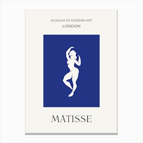 Matisse Blue Canvas Print