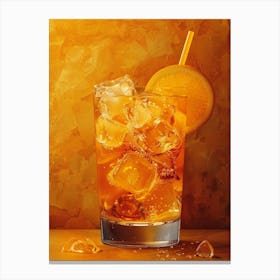 Orange Iced Tea 31 Canvas Print