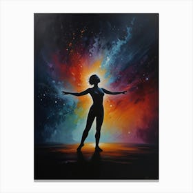 Silhouette Of A Woman 7 Canvas Print