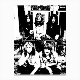 deep purple hard rock band music 12 Canvas Print