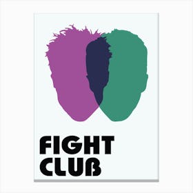 Fight Club Movie Minimalist Canvas Print