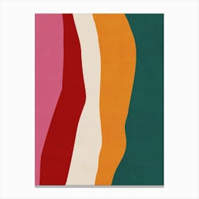 Abstract Wavy Lines _ Cl Canvas Print