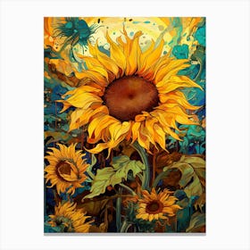 Sunflower Garden Canvas Print