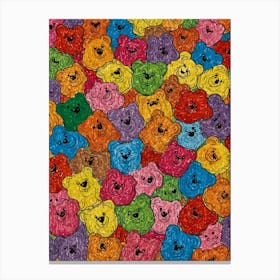 Teddy Bears 4 Canvas Print