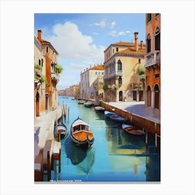 Venice Canal.11 Canvas Print