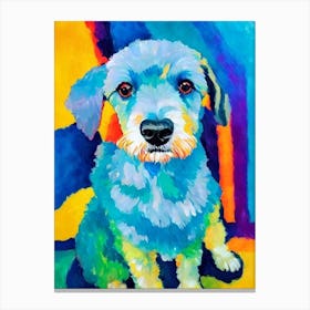 Spanish Water Dog Fauvist Style dog Canvas Print