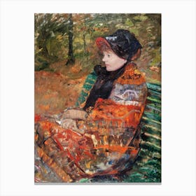 Autumn, Portrait Of Lydia Cassatt (1880), Mary Cassatt Canvas Print