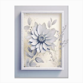 Flower Print Canvas Print