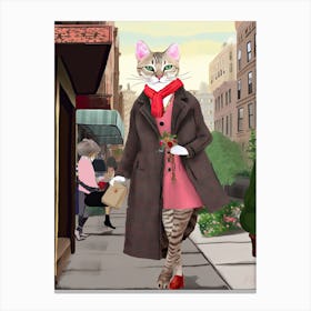Gucci Fashionista Cats 6 Canvas Print