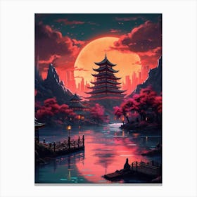 Asian Landscape Painting 8 Canvas Print