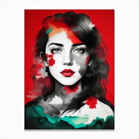 Girl With Red Hair 2 Canvas Print