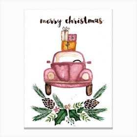 Driving Home For Christmas Canvas Print