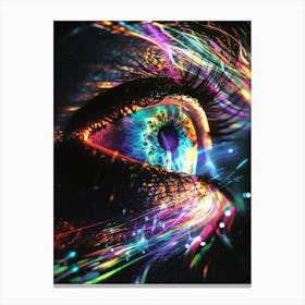 Psychedelic Eye 3 Canvas Print