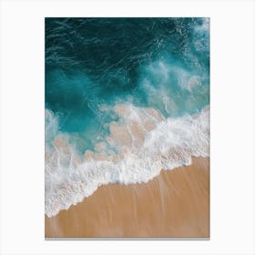 Aerial View Of A Beach 162 Canvas Print