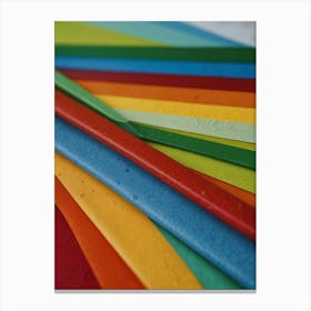 Rainbow Paper Canvas Print