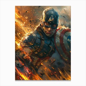 Captain America 49 Canvas Print