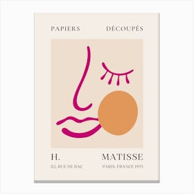 Papers Decoques H Matisse Canvas Print