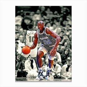 Shaquille O Neal Of The Orlando Magic Canvas Print