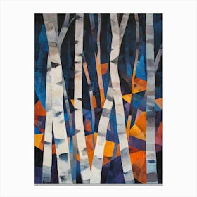 Colorful Trees In The Forest 1 Canvas Print