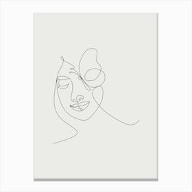 Single Line Drawing 1 Canvas Print