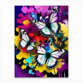 Colorful Butterflies 123 Canvas Print