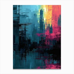 Pixel Ponds | Pixel Art Series Canvas Print