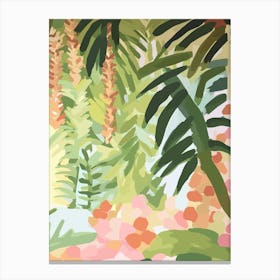 Mediterranean Tropical Plants 4 Canvas Print