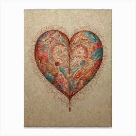 Heart Of Love 17 Canvas Print