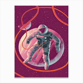 Space Explorer Canvas Print