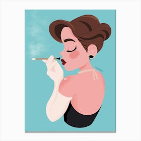 Audrey Canvas Print