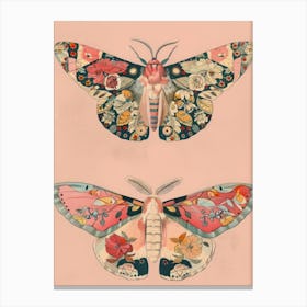 Radiant Butterflies William Morris Style 3 Canvas Print