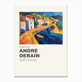Museum Poster Inspired By Andre Derain 1 Canvas Print