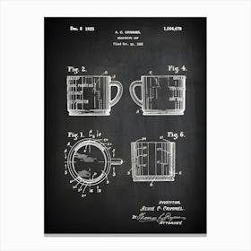 Kitchen Art Kitchen Poster Measuring Cup Kitchen Patent Home Decor Vintage Kitchen Poster Measuring Cups Patent Print Hk4701 Canvas Print