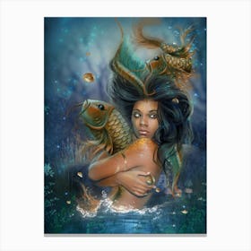 SunQueen Goddess Canvas Print