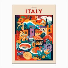 Travel Italy Poster 1 Canvas Print