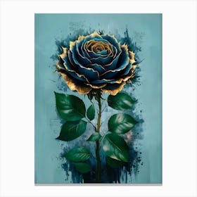 Blue Rose Canvas Print Canvas Print