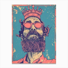 King Of Beards Canvas Print