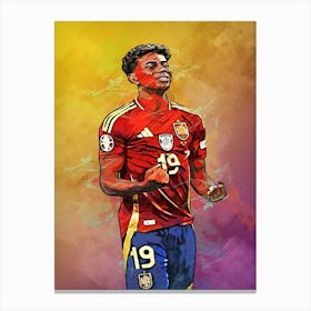 Lamine Yamal7 Canvas Print