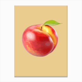 Peach 1 Canvas Print