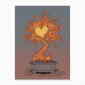 Heart Tree Canvas Print