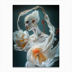 "Dreamscape Elegance: Surreal Fashion Fantasy" Canvas Print